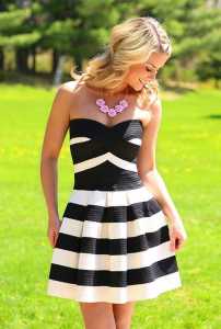 Guest Wedding Wear Stripped